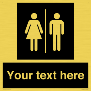 Custom information: black panel female and male